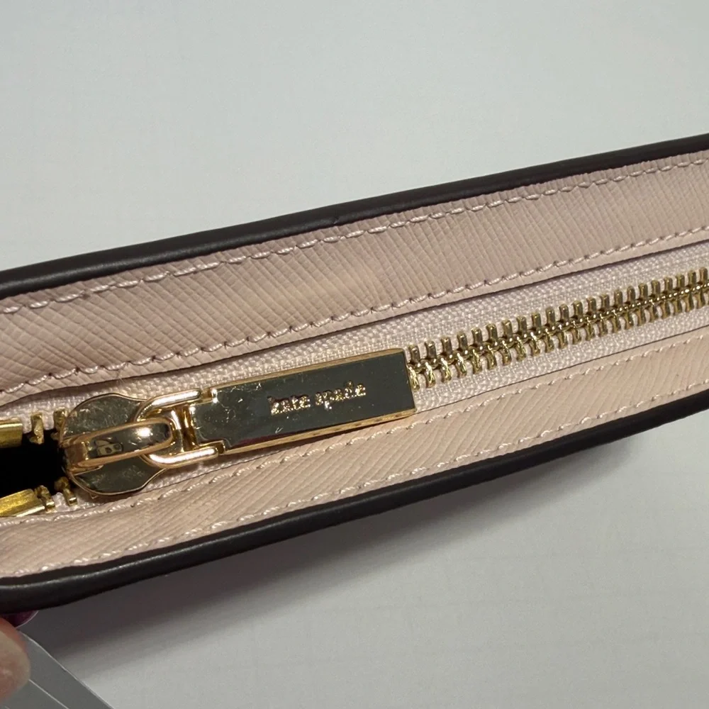 Kate Spade Madison Valentine Blush Pink and Red Heart Shoulder Bag - Picture 5 of 12